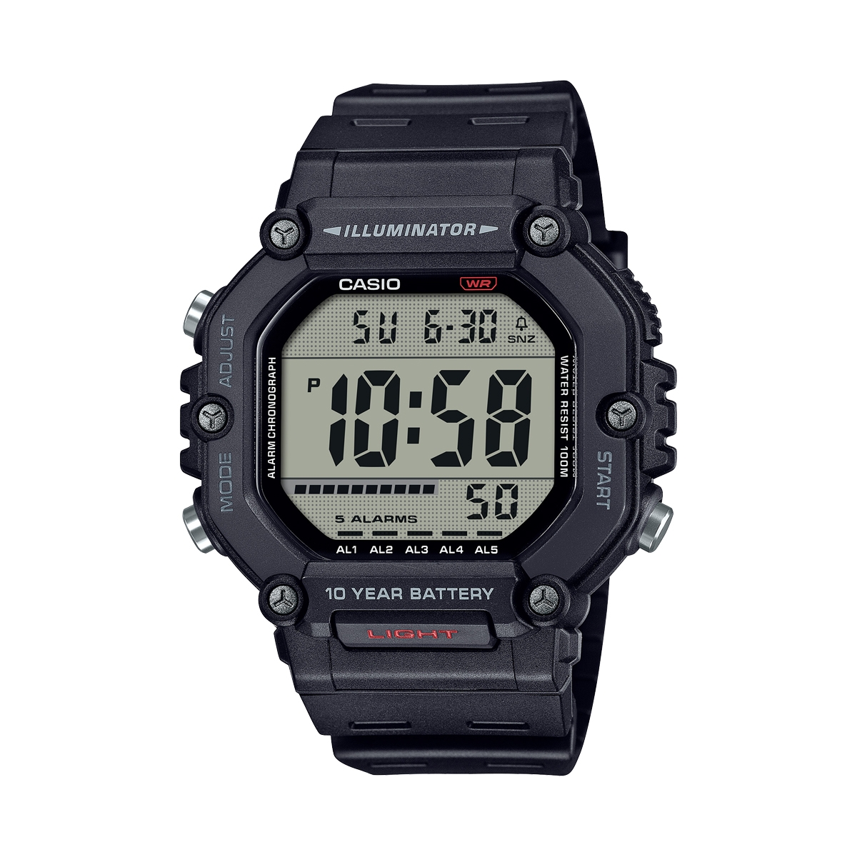 CASIO SPORT Mod. DIVER - OVERSIZE 10 YEARS BATTERY - BLACK