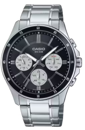 CASIO COLLECTION Mod. MULTIFUNCTION CALENDAR - BLACK &amp; WHITE PANDA