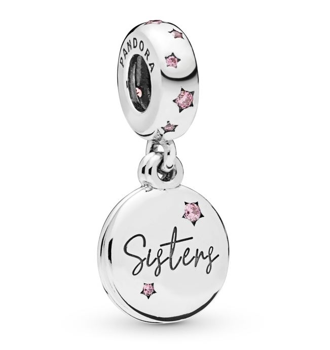 PANDORA Mod. FOREVER SISTERS DANGLE CHARM