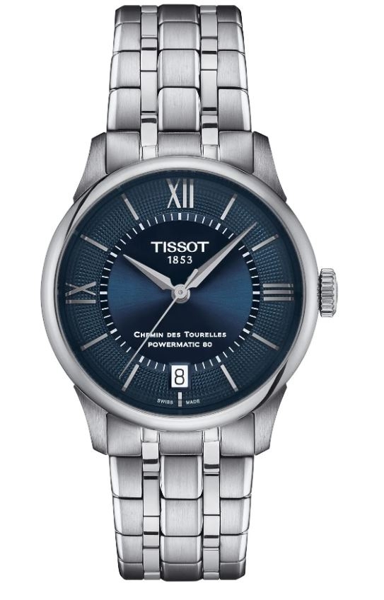 TISSOT Mod. CHEMIN DES TOURELLES POWERMATIC 80 - BLUE