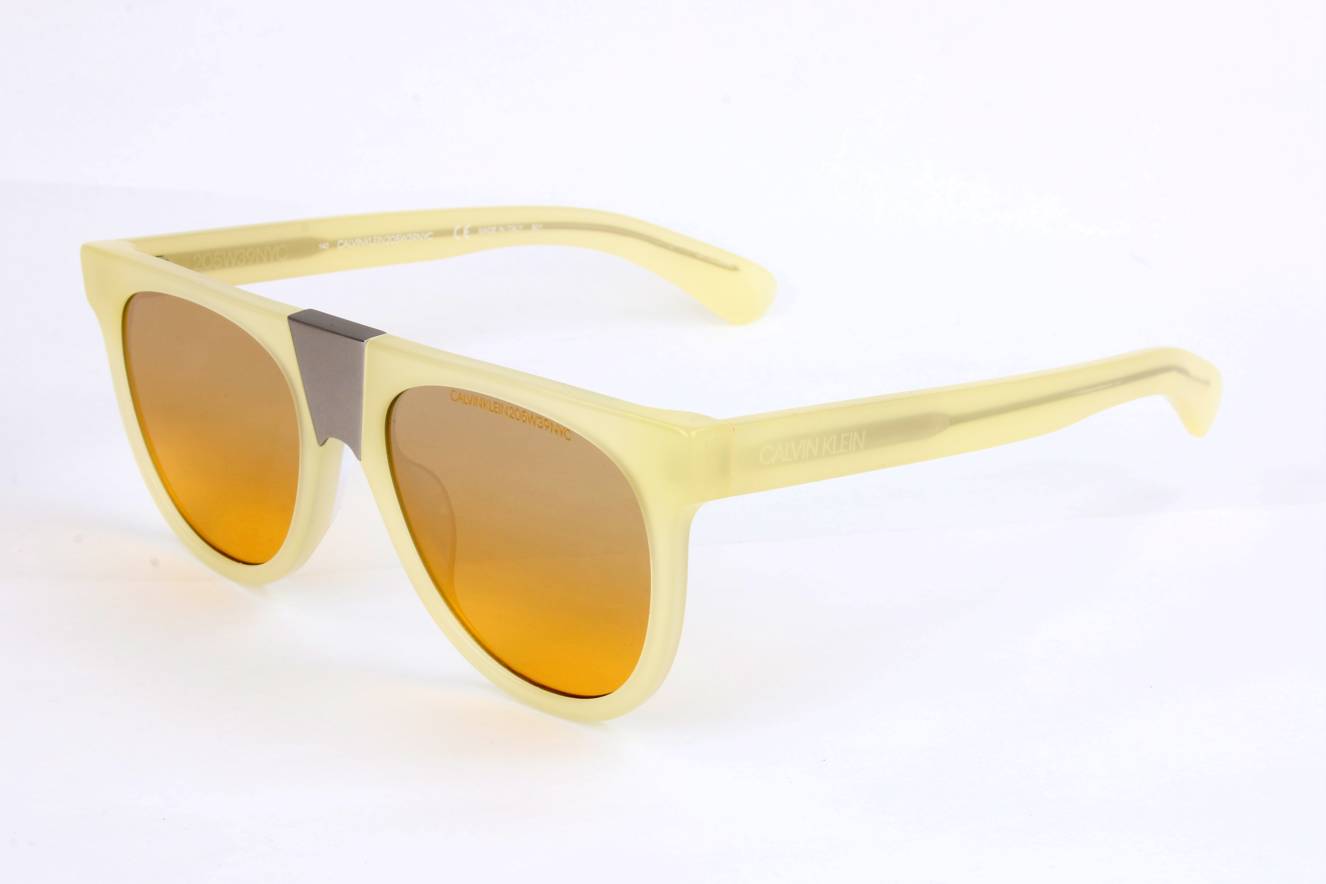 CALVIN KLEIN 205W39NYC MOD. CKNYC1851S MILKY PALE YELLOW
