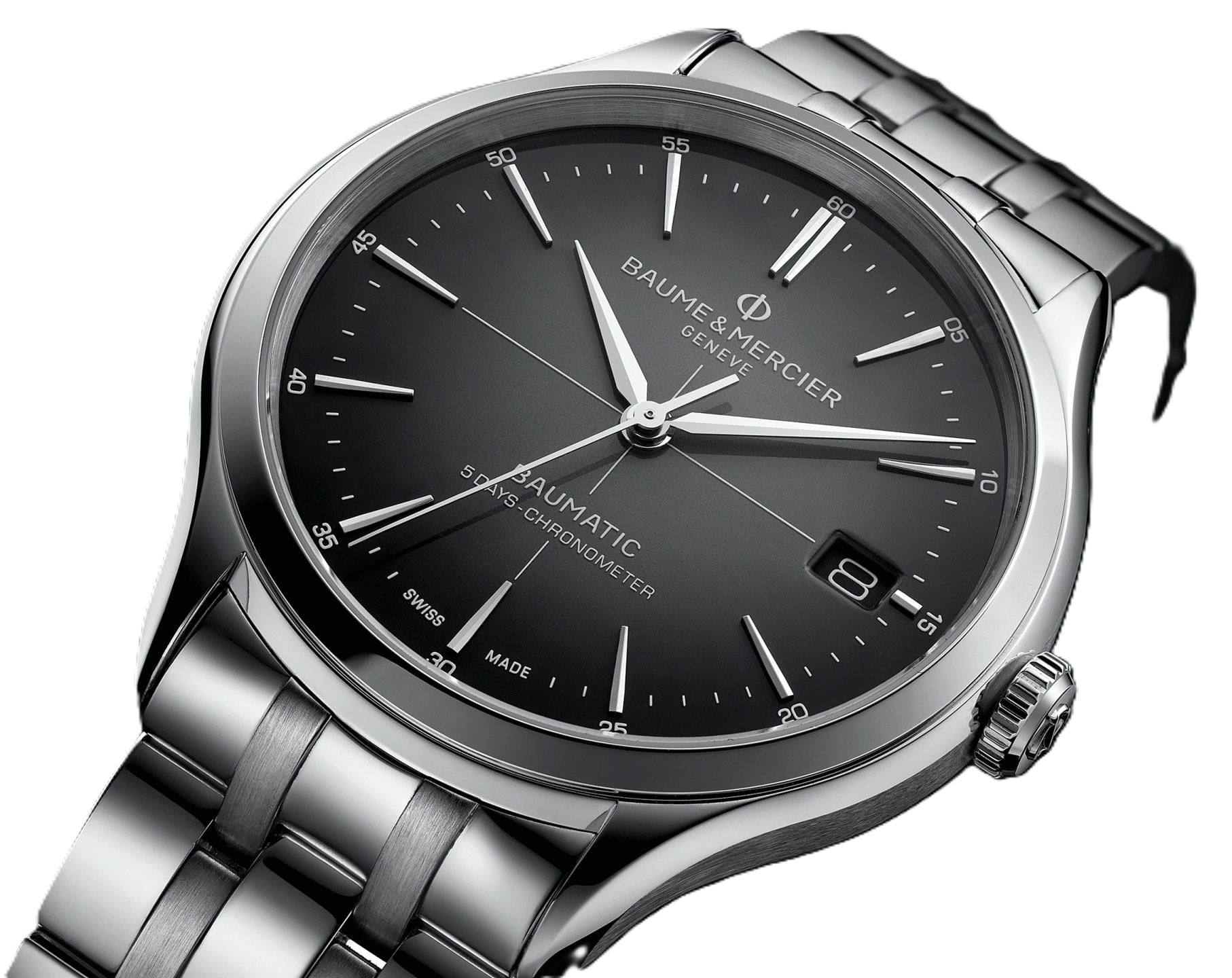 BAUME & MERCIER Mod. CLIFTON BAUMATIC - COSC (Contrôle Officiel Suisse des Chronomètres)