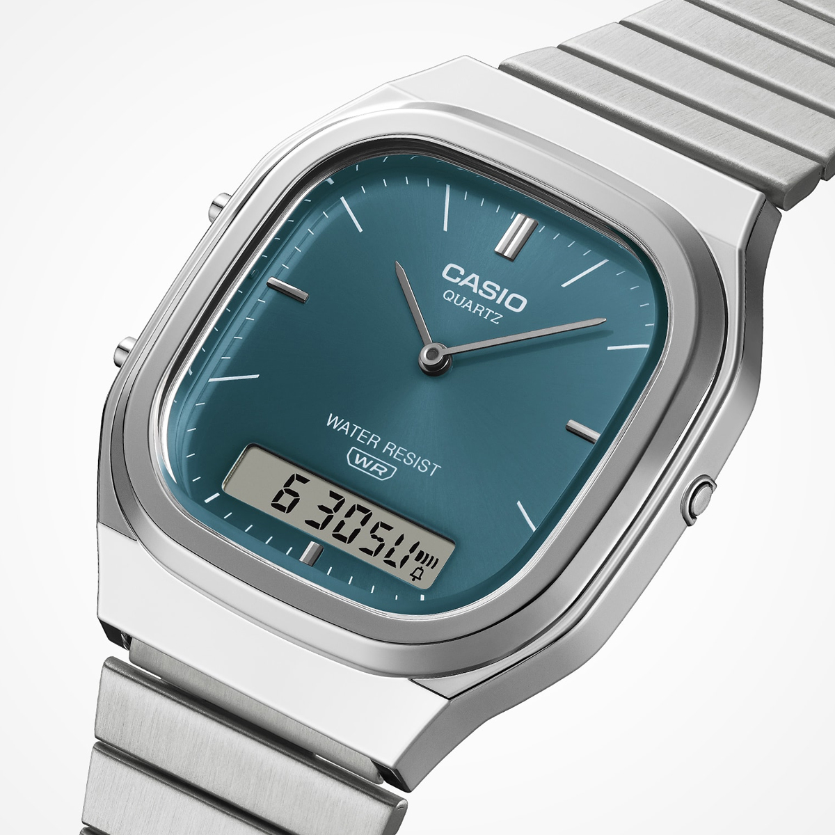 CASIO VINTAGE Mod. SQUARE LADY - TEAL