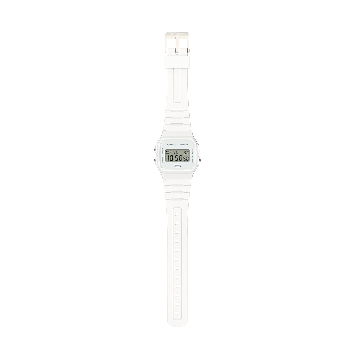 CASIO VINTAGE Mod. F-91 BIO RESIN STRAP - WHITE