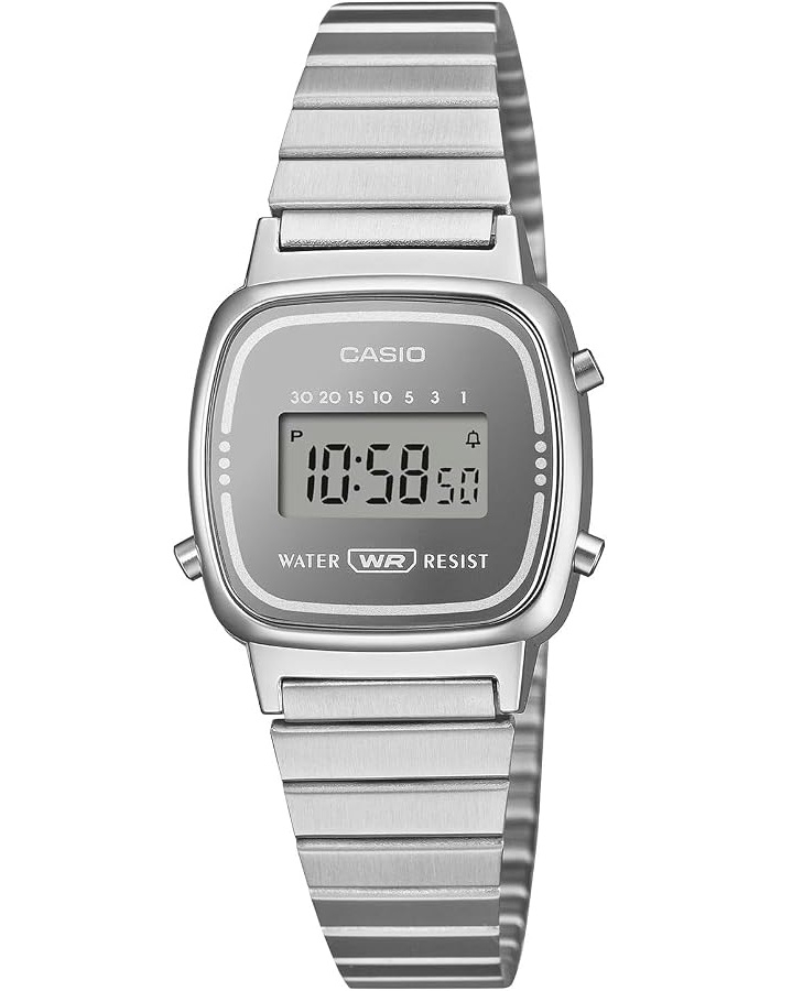 CASIO VINTAGE Mod. ICONIC MINI STEEL - SILVER MESH