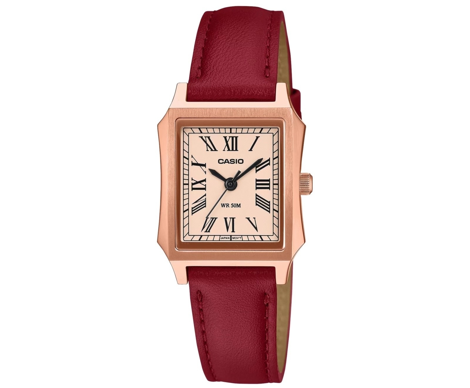 CASIO COLLECTION Mod. TANK - LEATHER, ROSE GOLD
