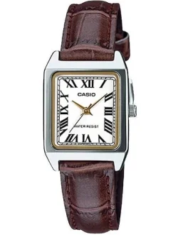 CASIO COLLECTION Mod. LADY TANK, ALLOY, LEATHER - WHITE