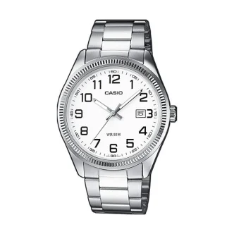 CASIO COLLECTION Mod. DATE - WHITE, ARAB NUMBERS
