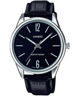 CASIO COLLECTION Mod. CASUAL, LEATHER - BLACK