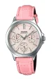 CASIO COLLECTION Mod. LADY MULTIFUNCTION, LEATHER - PINK