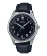 CASIO COLLECTION Mod. CASUAL, LEATHER - BLACK