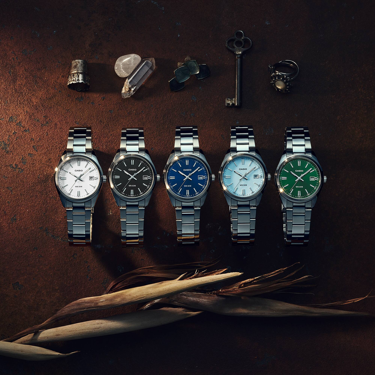 CASIO COLLECTION Mod. UNISEX DATE - BLUE - UNISEX