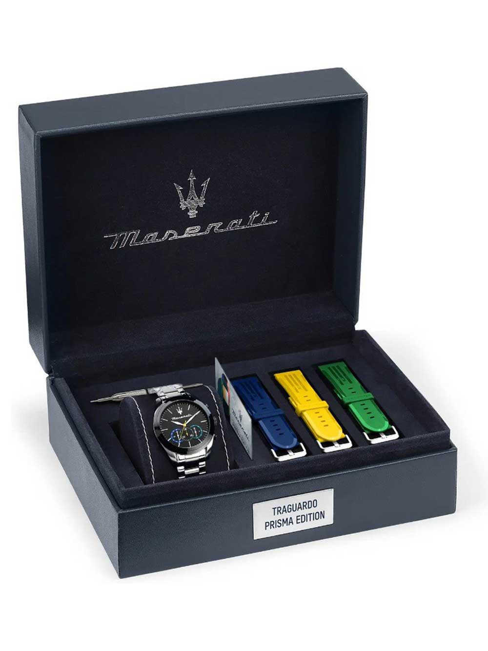 MASERATI Mod. TRAGUARDO - CHRONOGRAPH Special Edition + 3 extra straps