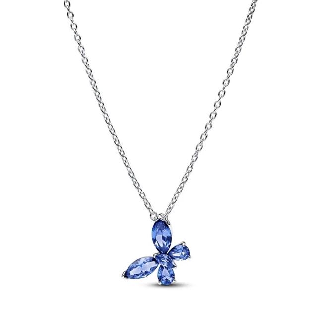 PANDORA JEWELRY Mod. SPARKLING ROUND & SQUARE COLLIER NECKLACE