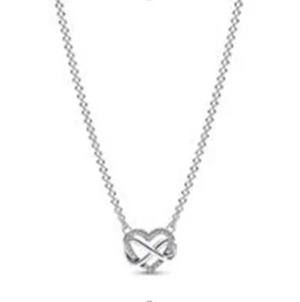 PANDORA Mod. SPARKLING INFINITY HEART COLLIER NECKLACE