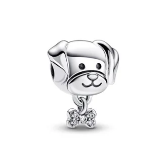 PANDORA JEWELRY Mod. PUPPY WITH BONE CHARM