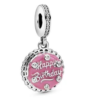PANDORA Mod. PINK BIRTHDAY CAKE DANGLE CHARM