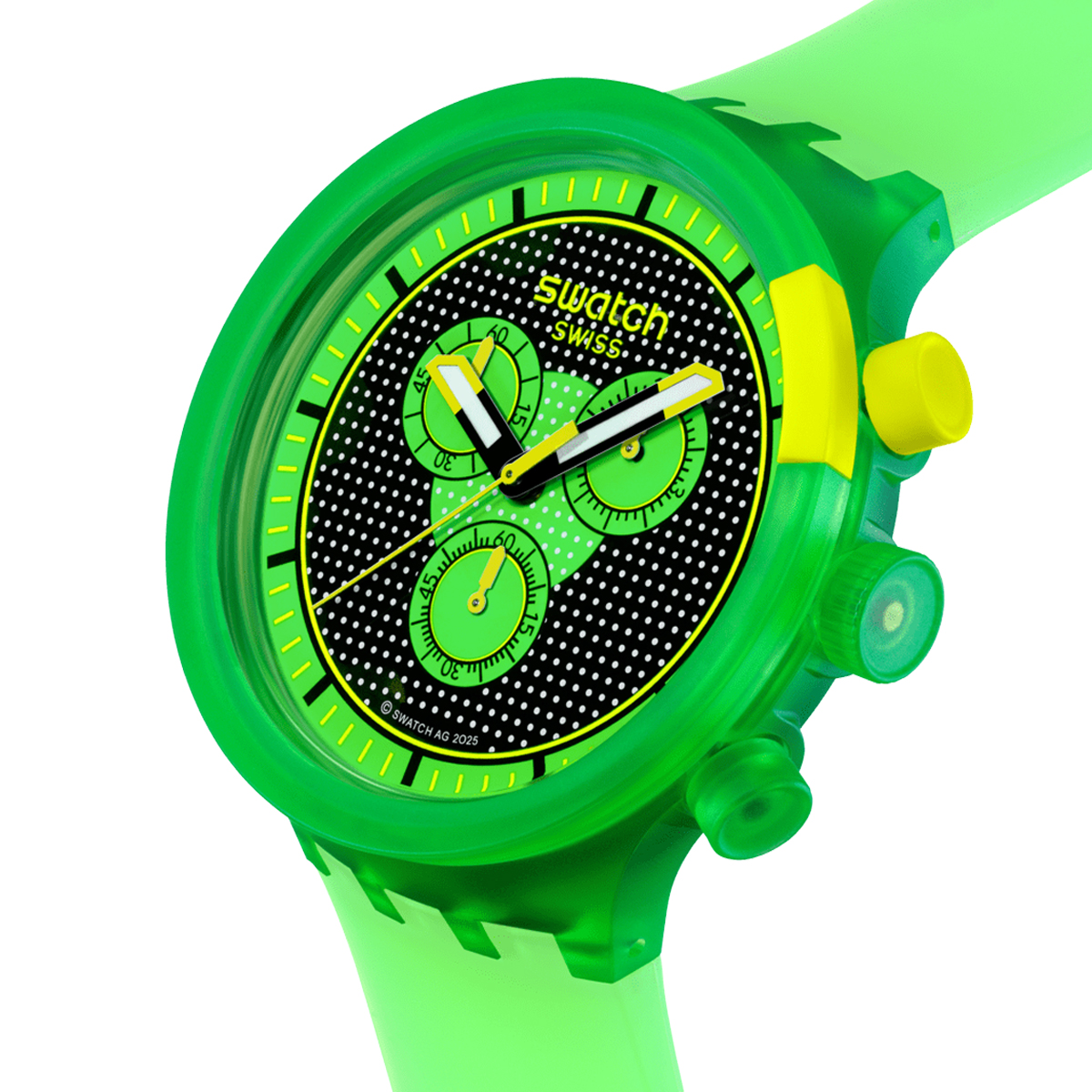 SWATCH Mod. GLOWINGLY GREEN