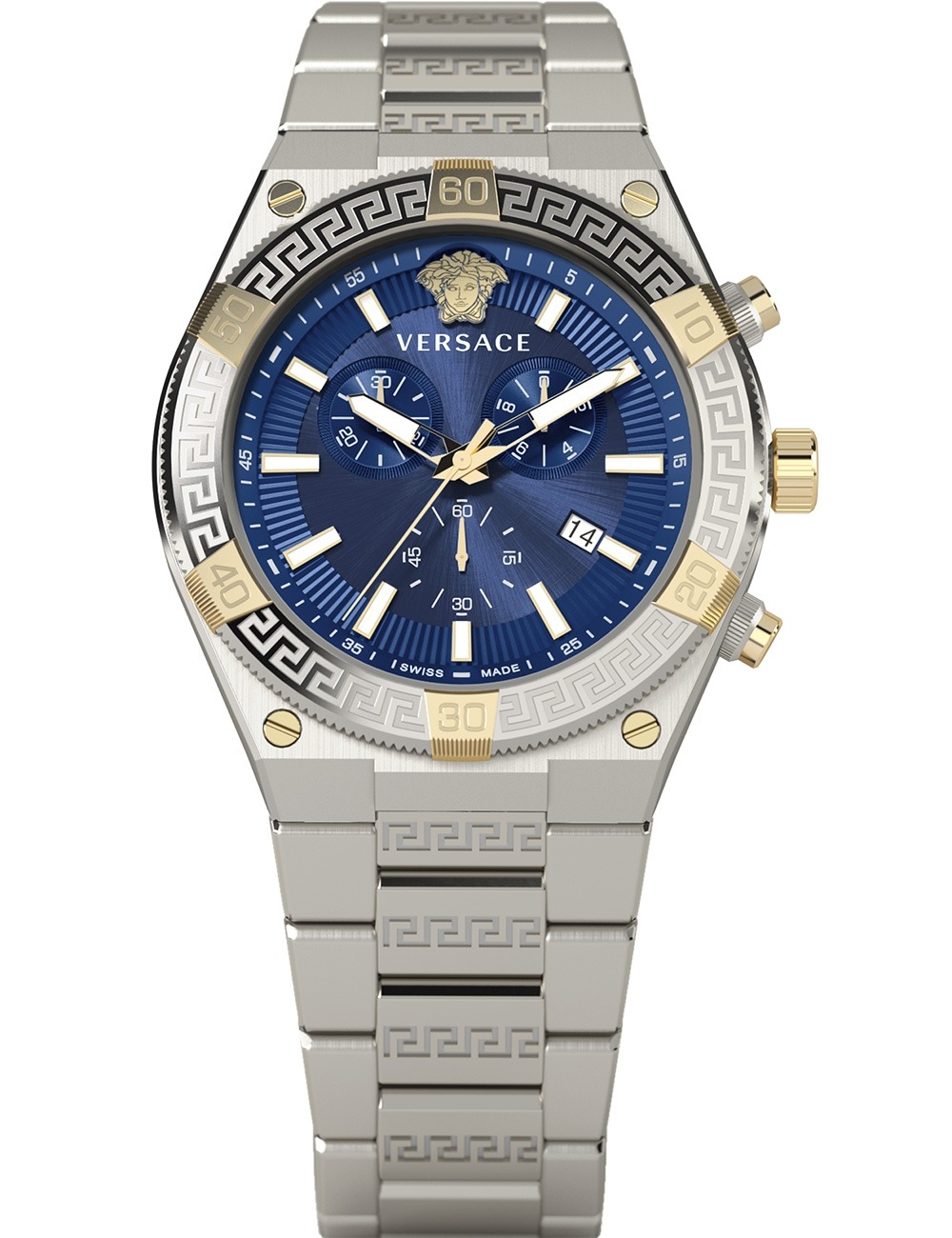 VERSACE Mod. SPORTY GRECA CHRONO - BLUE